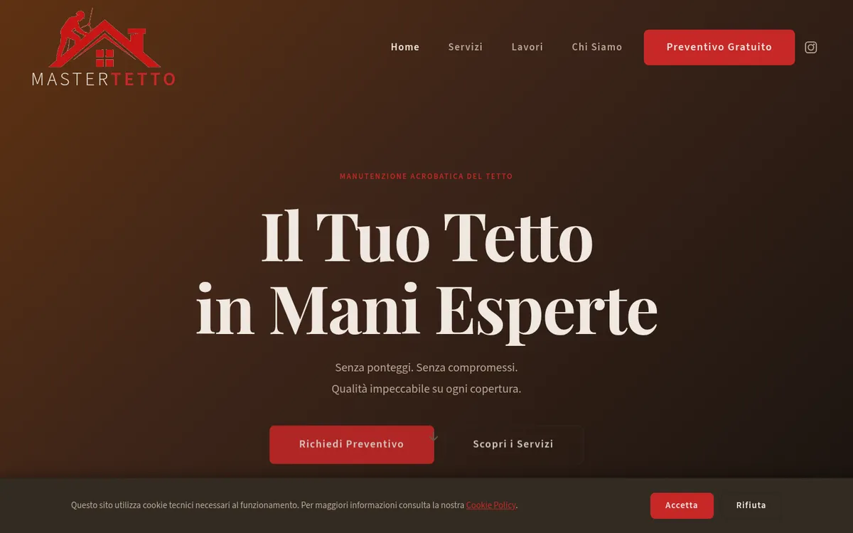 Anteprima del sito MasterTetto